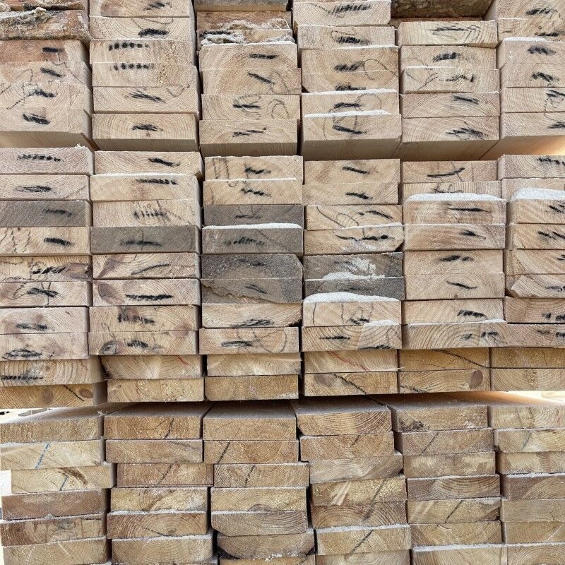 Доска обрезная ТУ 50х200х6000 мм (сосна, ель)